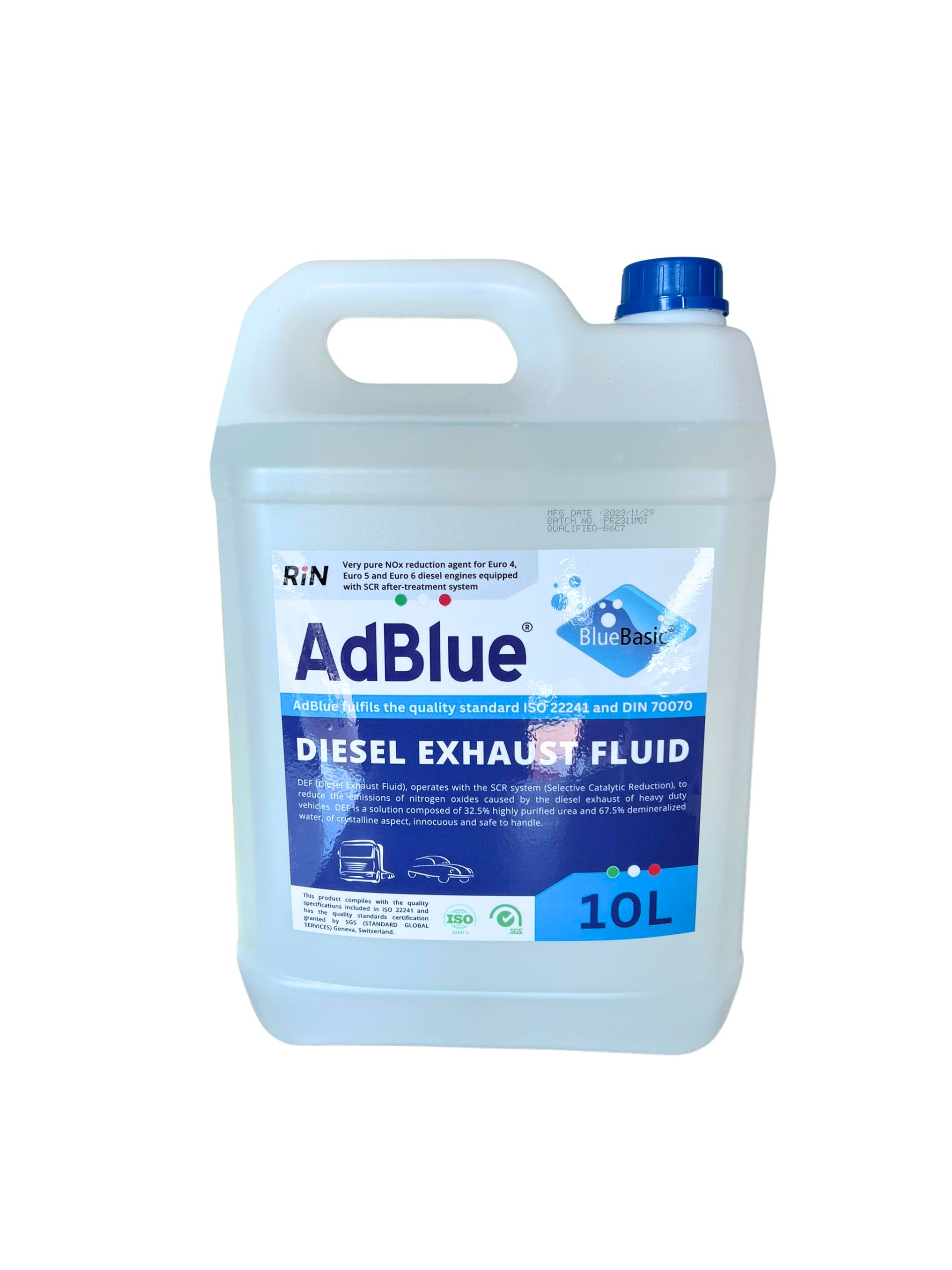 RiN AdBlue Diesel Exhaust Fluid