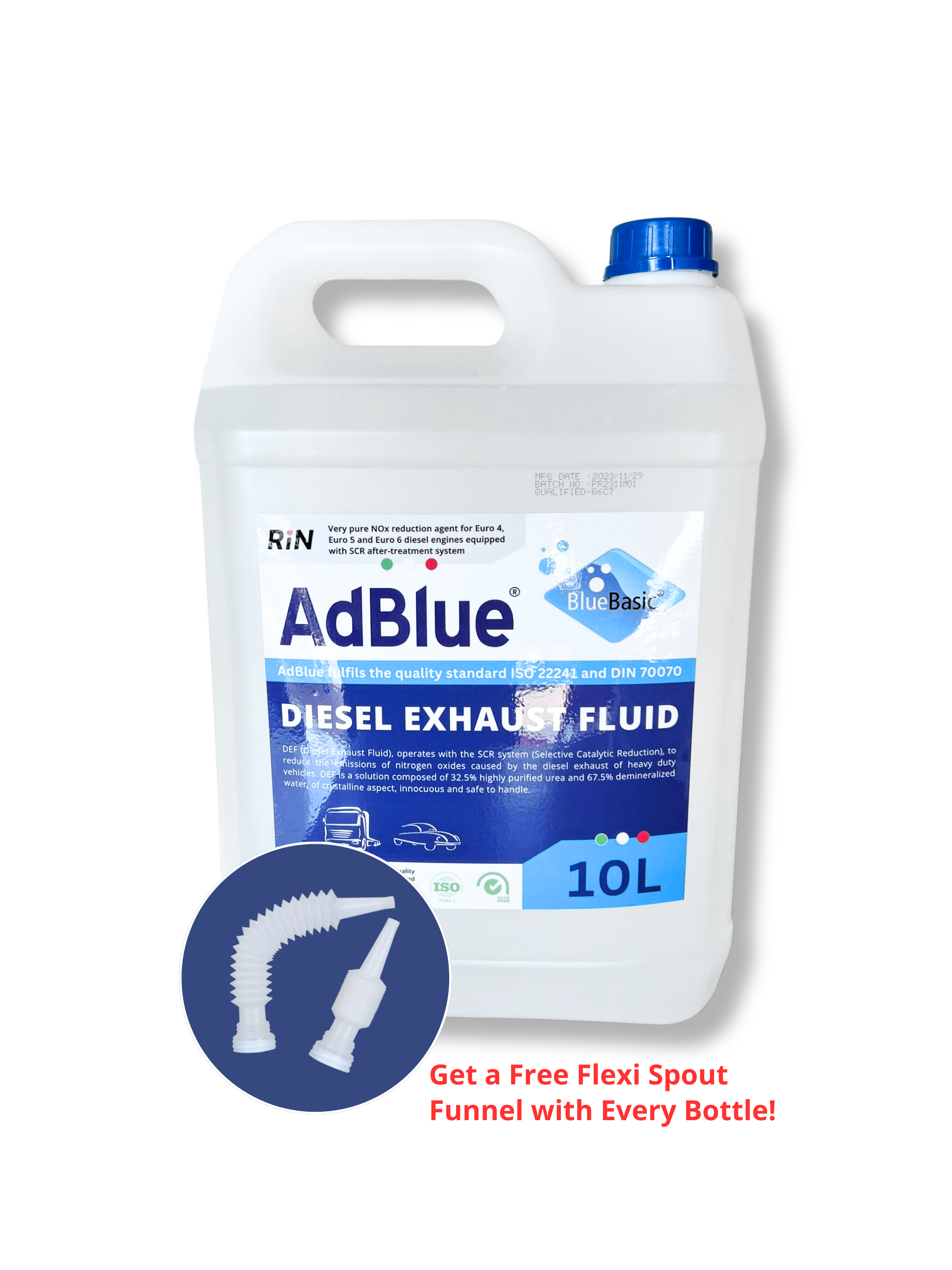 RiN AdBlue Diesel Exhaust Fluid Tenton